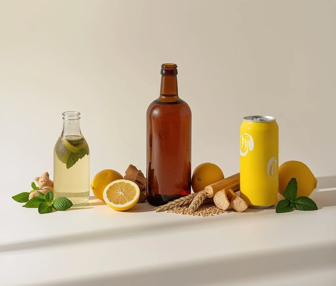 Wer kann mehr? Der Vergleich: Kombucha, Wasserkefir & funktionale Limonaden