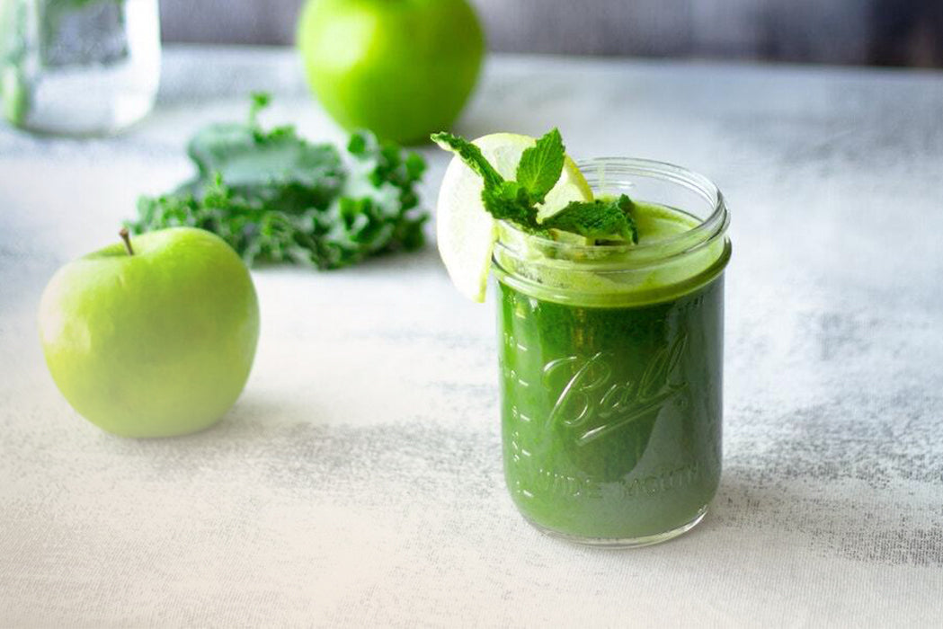 Grüne Smoothies mit Kombucha